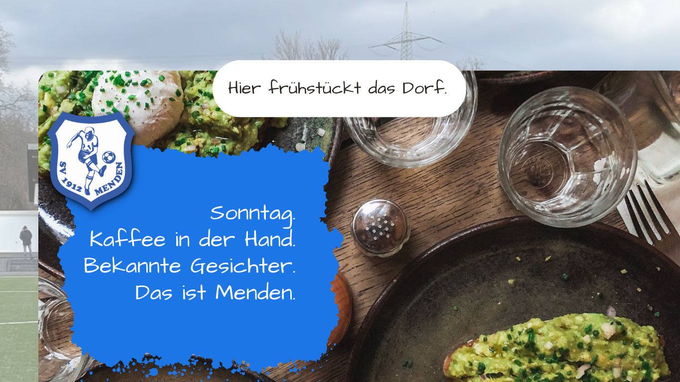 Frühstücksbuffet beim SV Menden