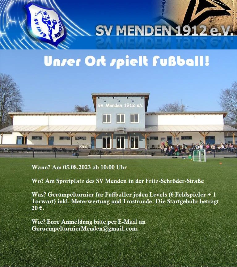 Unser Ort spielt Fußball – Jetzt anmelden